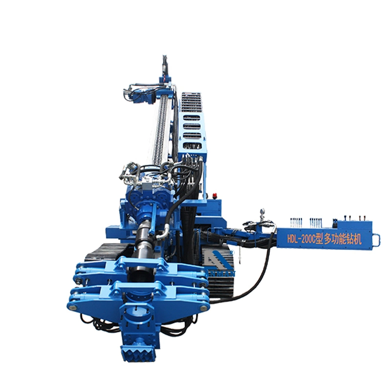 Hdl-200c Protection of Slope Support DTH Hammer Not Required Multifunctional Micropile Drilling Rig Machine