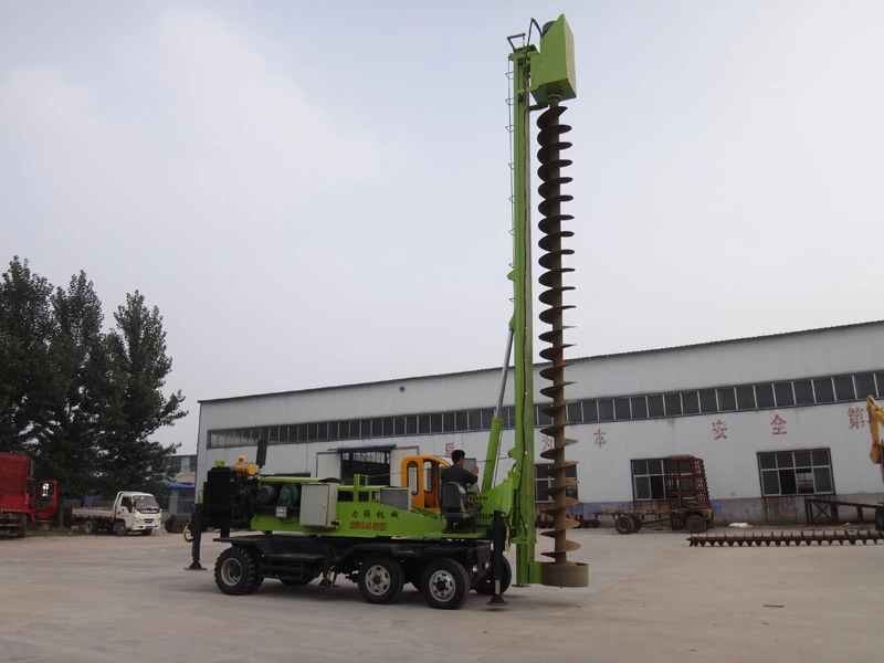 Wheel Type Pile Foundation Long Auger Drilling Rig (Lq360-8)