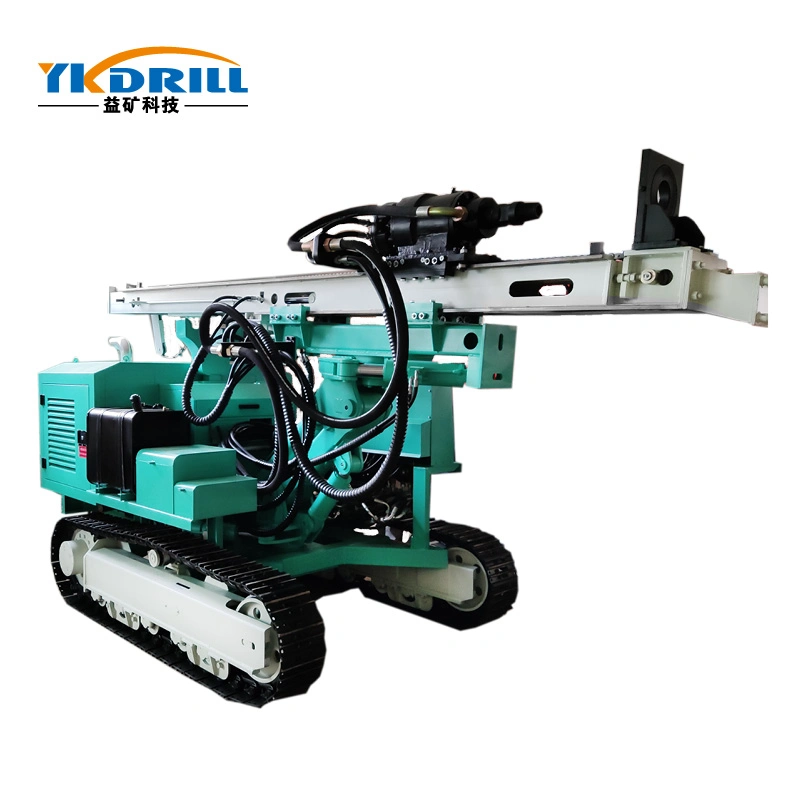 Photovoltaic PV Project Use Ground Solar Screw Pile Driver Soil Nailing Drilling Machine