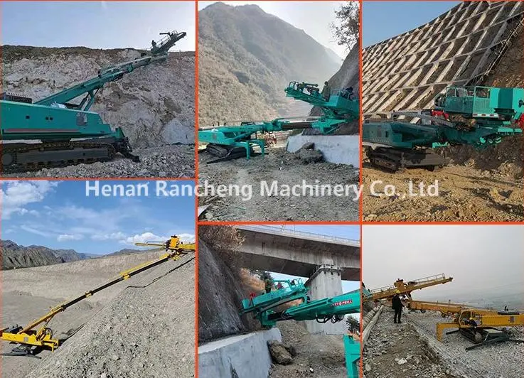 High Lifting Slope Protection Anchor Drilling Rig/10-40m Crawler Mounted with Cab Anchor Drilling Rig/360 Degree Drillin Machine for Sale