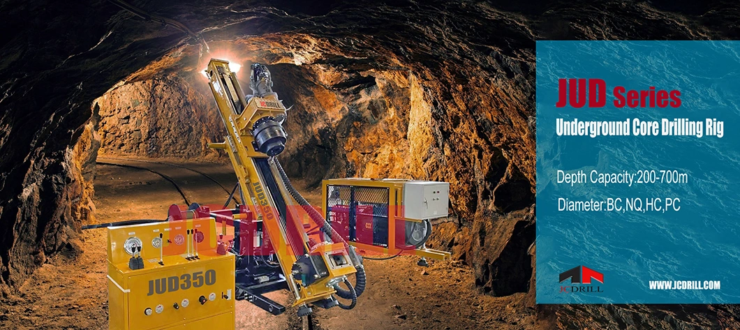 Underground Tunnel Diamond Mining Core Drilling Rig Machine