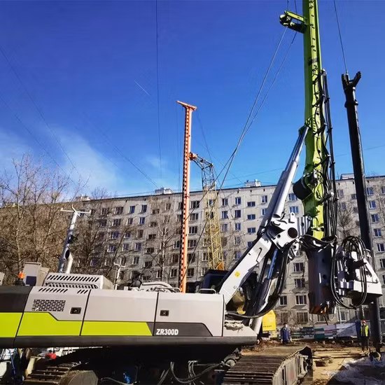 Zcq100kw 깊은 토양 개선 상단 피드 Vibroflot 모래 압축 석재 기둥 더미 구동 기계